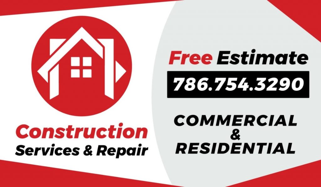 construction, services & repair in Comercial and residential miami